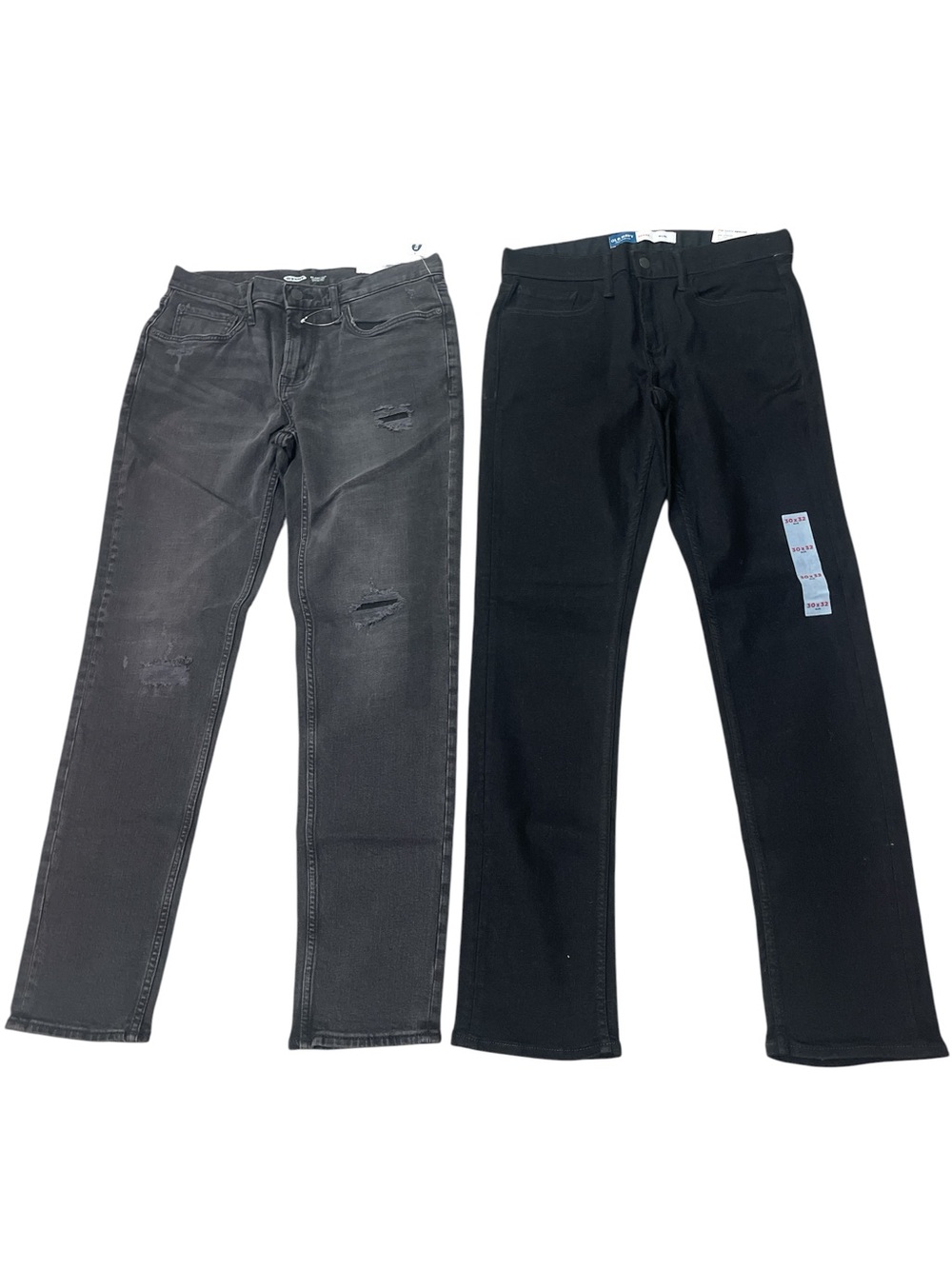 Black Old Navy Relaxed Slim & 360 stretch slim Jeans Bundle